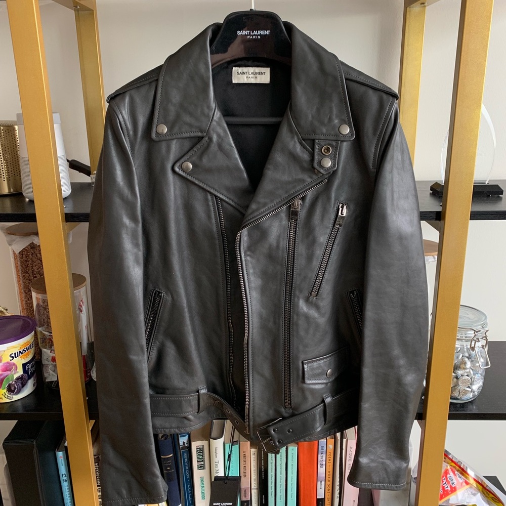 Saint Laurent Black L17 Calf Leather Jacket